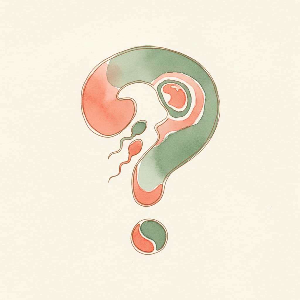 Watercolor illustration symbolising an unmarked diagnostic path